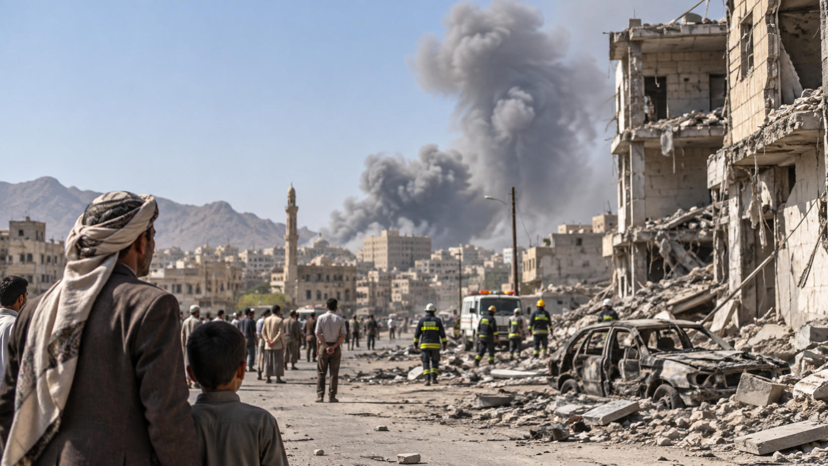 Arab Saudi Gempur Houthi di Yaman: 10 Tewas