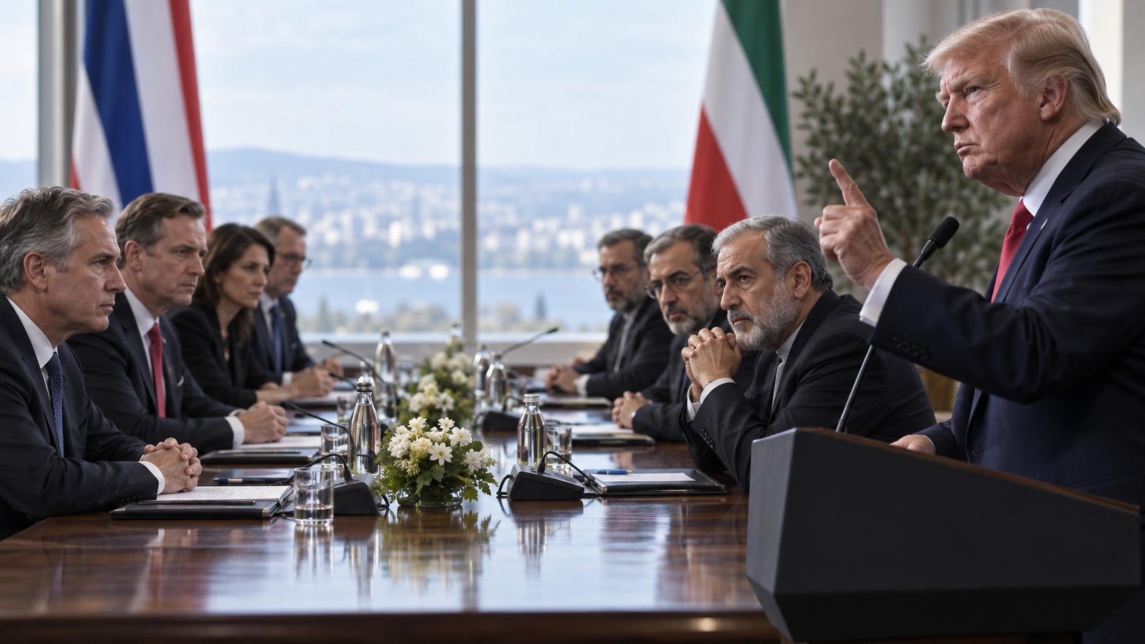 Delegasi AS-Iran Bertemu, Trump Beri Ultimatum Keras