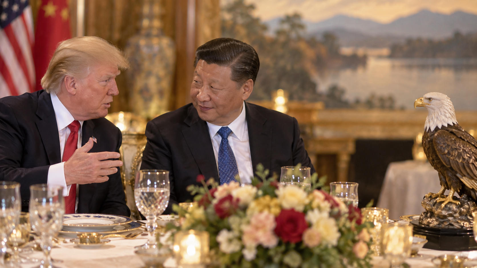 Diplomasi Meja Makan Donald Trump dan Xi Jinping
