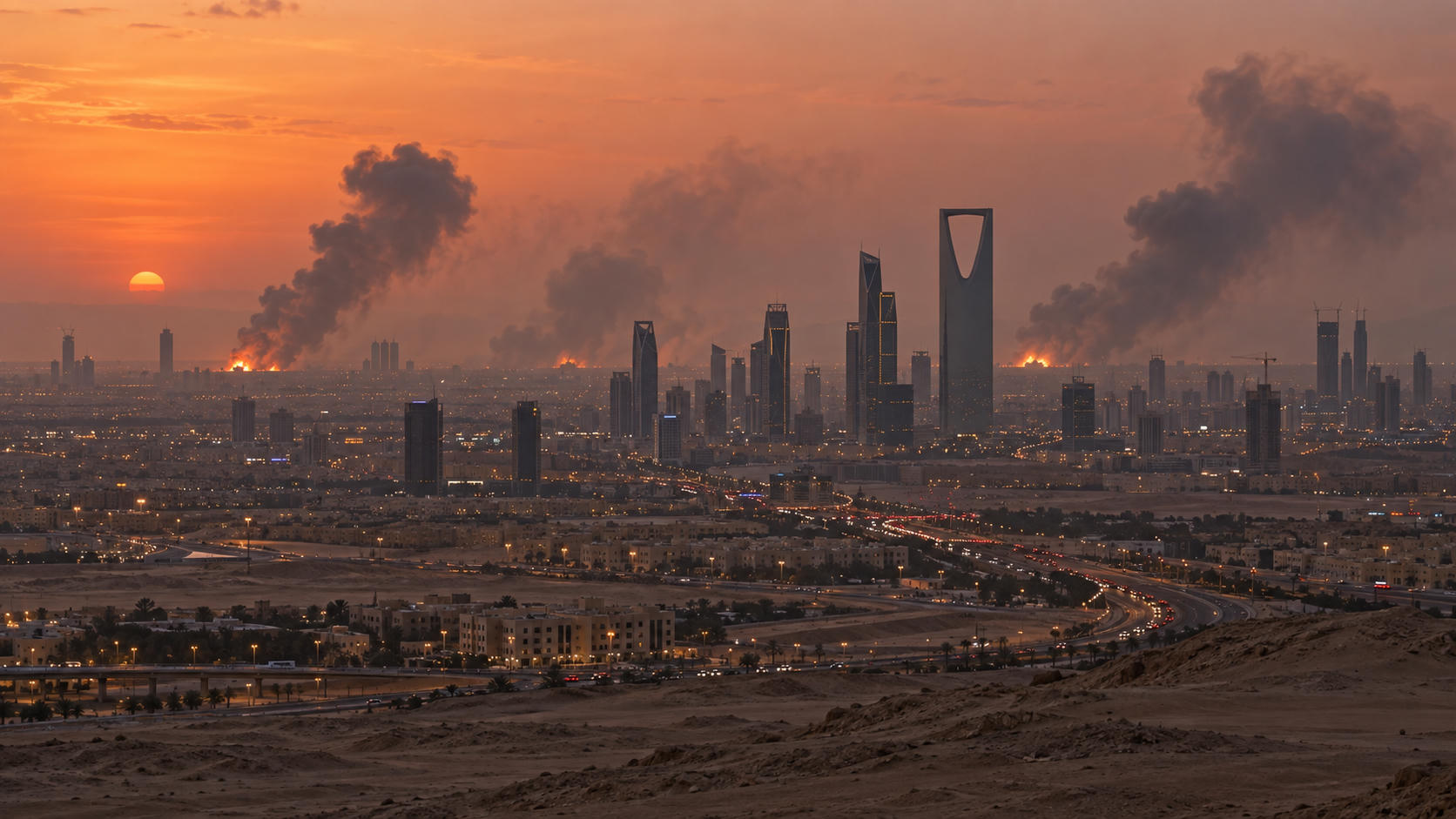 Eskalasi Konflik: Riyadh Dihantam Serangan Udara