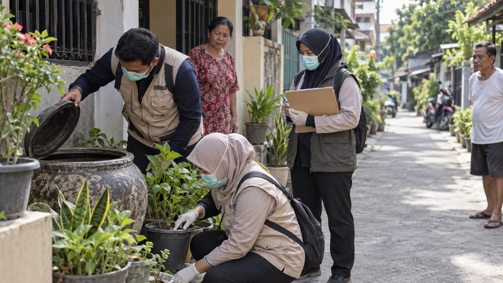 Gerebek PSN Kembangan Selatan Sasar 14 Rumah
