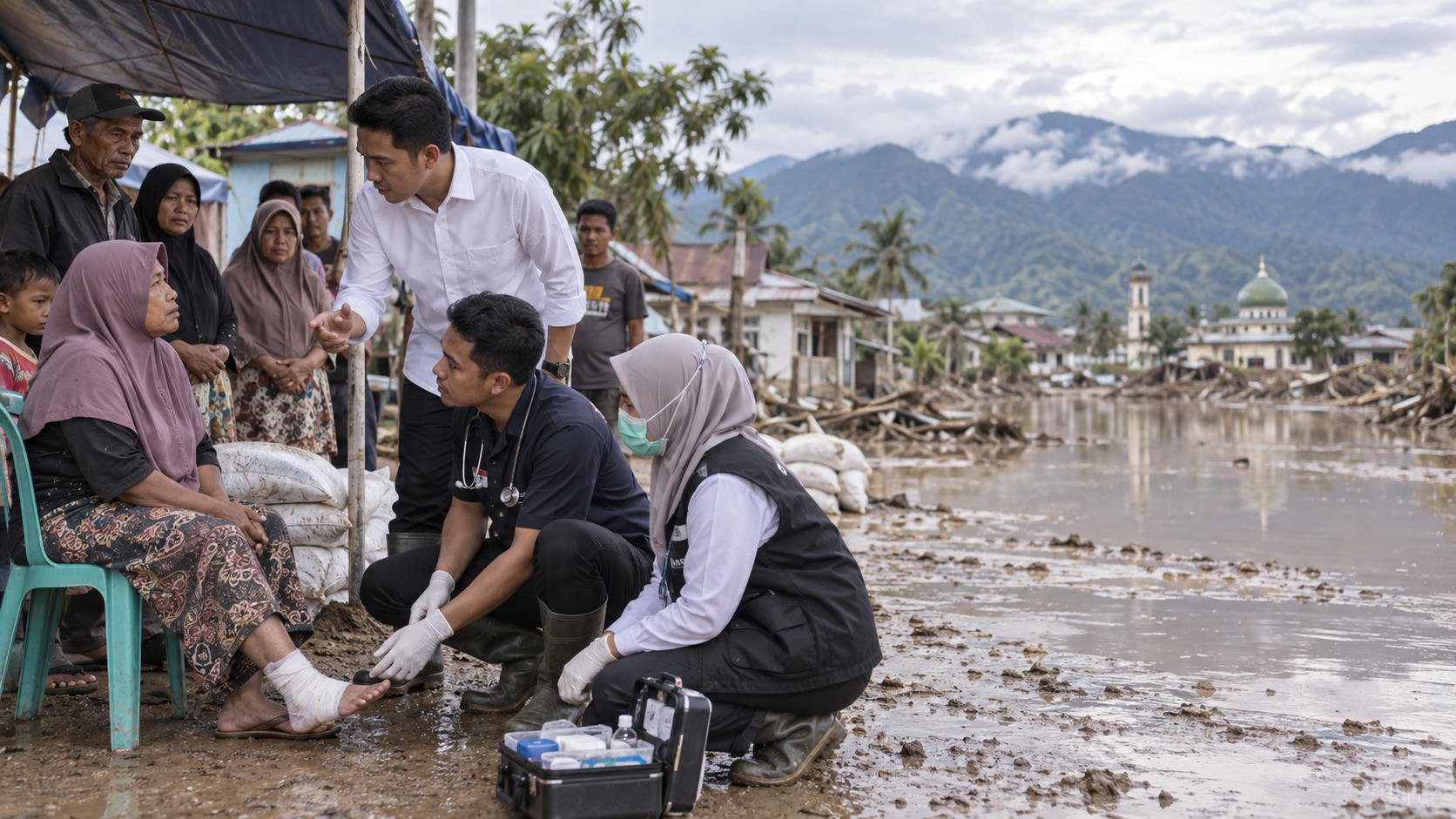Gibran Minta Dokter Tangani Warga Injak Paku di Solok