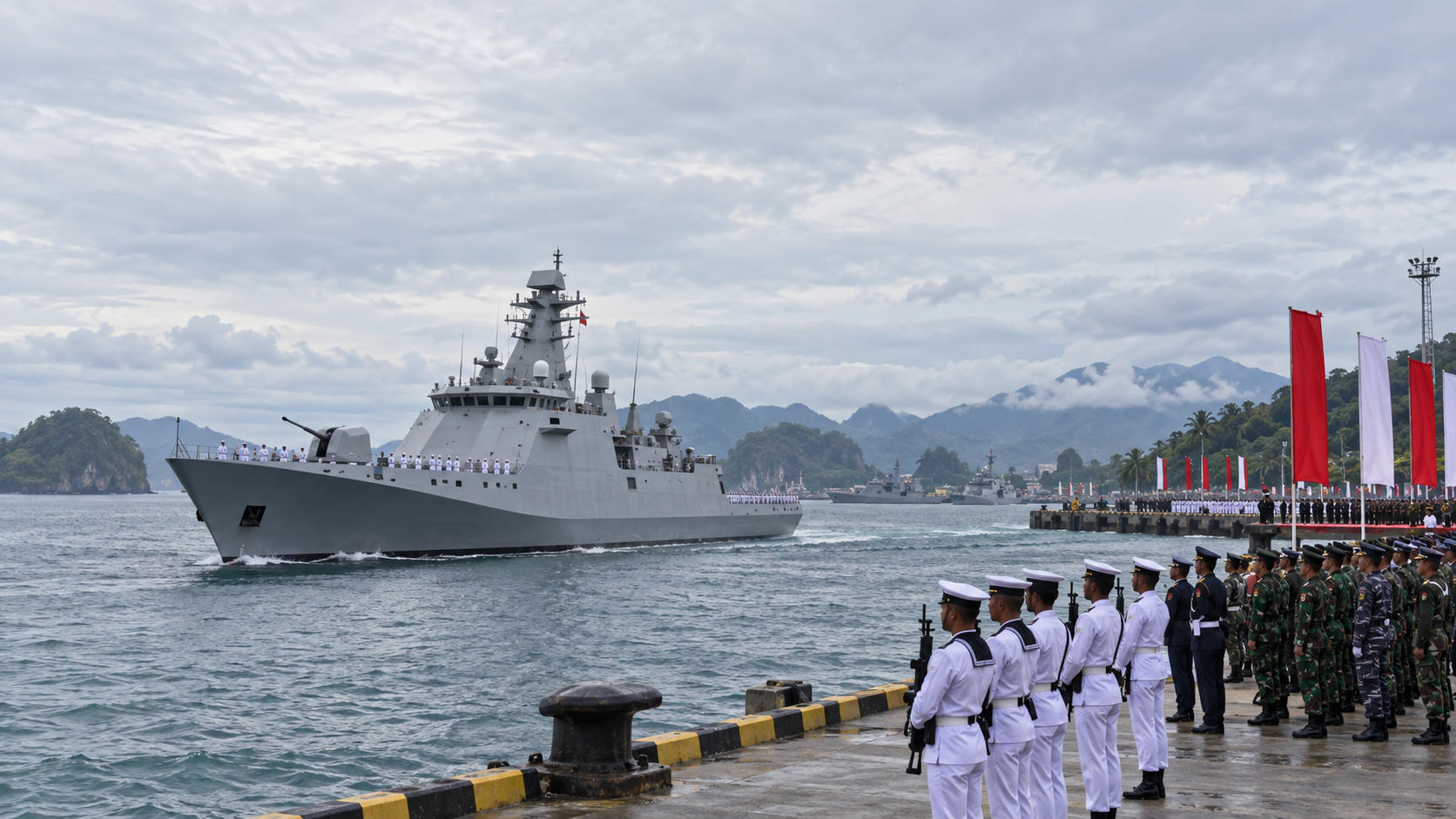 HUT ke-81 TNI: Debut KRI Garibaldi dan 5 Kodam Baru