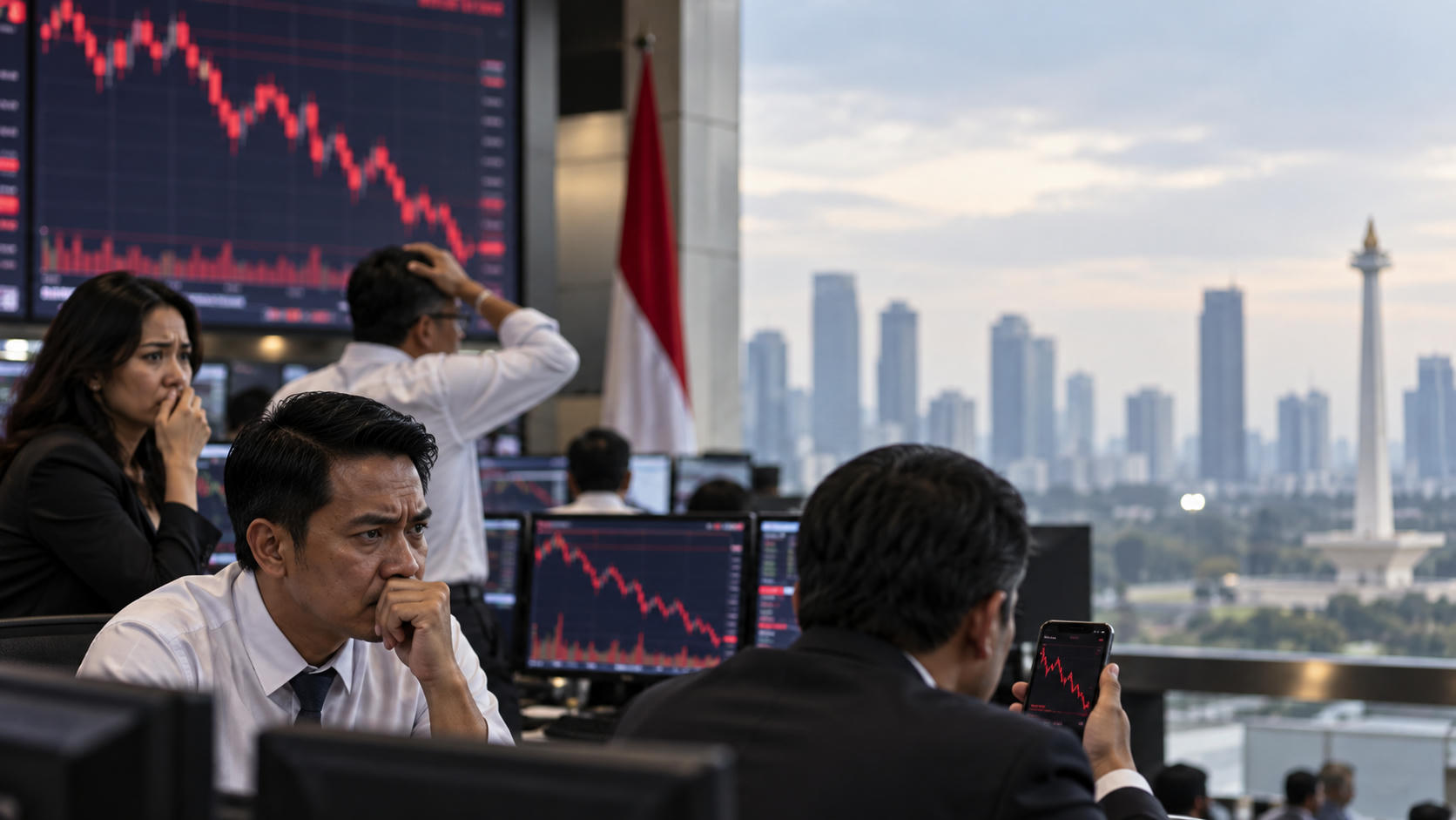 IHSG Anjlok ke 6.200: Asing Net Sell 10 Saham Utama