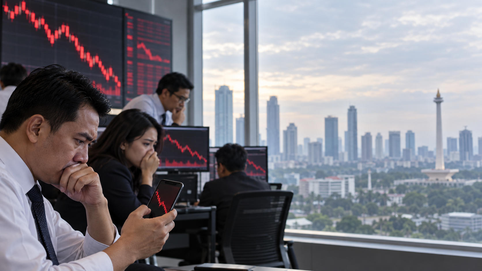 IHSG Turun ke 6.300, Asing Lepas 10 Saham Ini