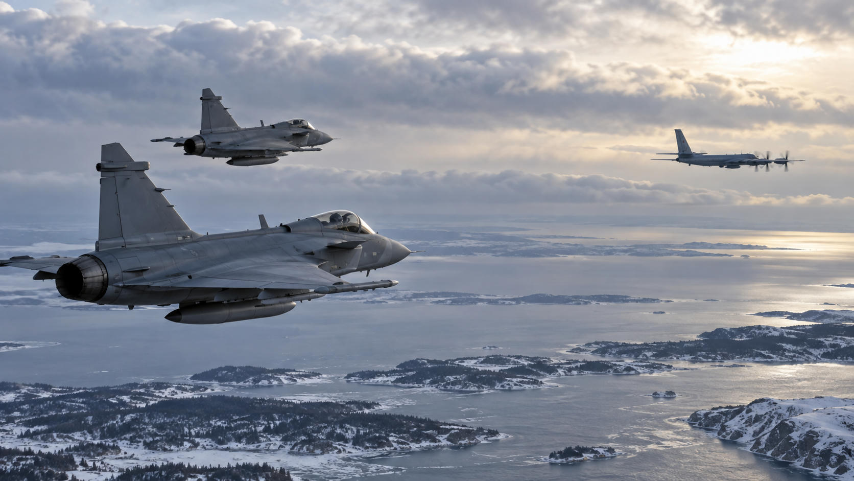 Jet Tempur Finlandia dan Swedia Cegat Pesawat Rusia