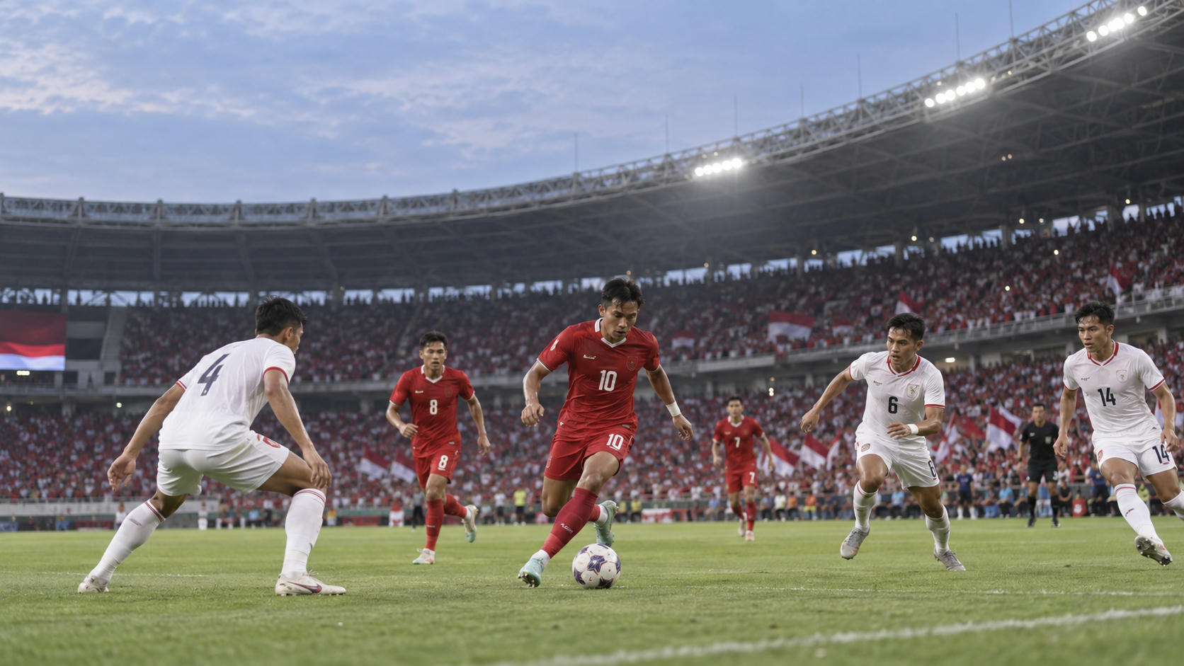 Kilas Balik Indonesia vs Singapura di GBK: Garuda Dominan