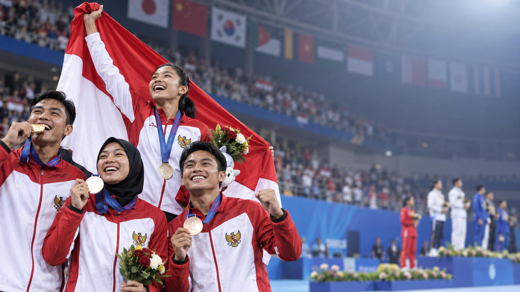 Klasemen Medali Asian Games 2026: Indonesia Melesat Naik