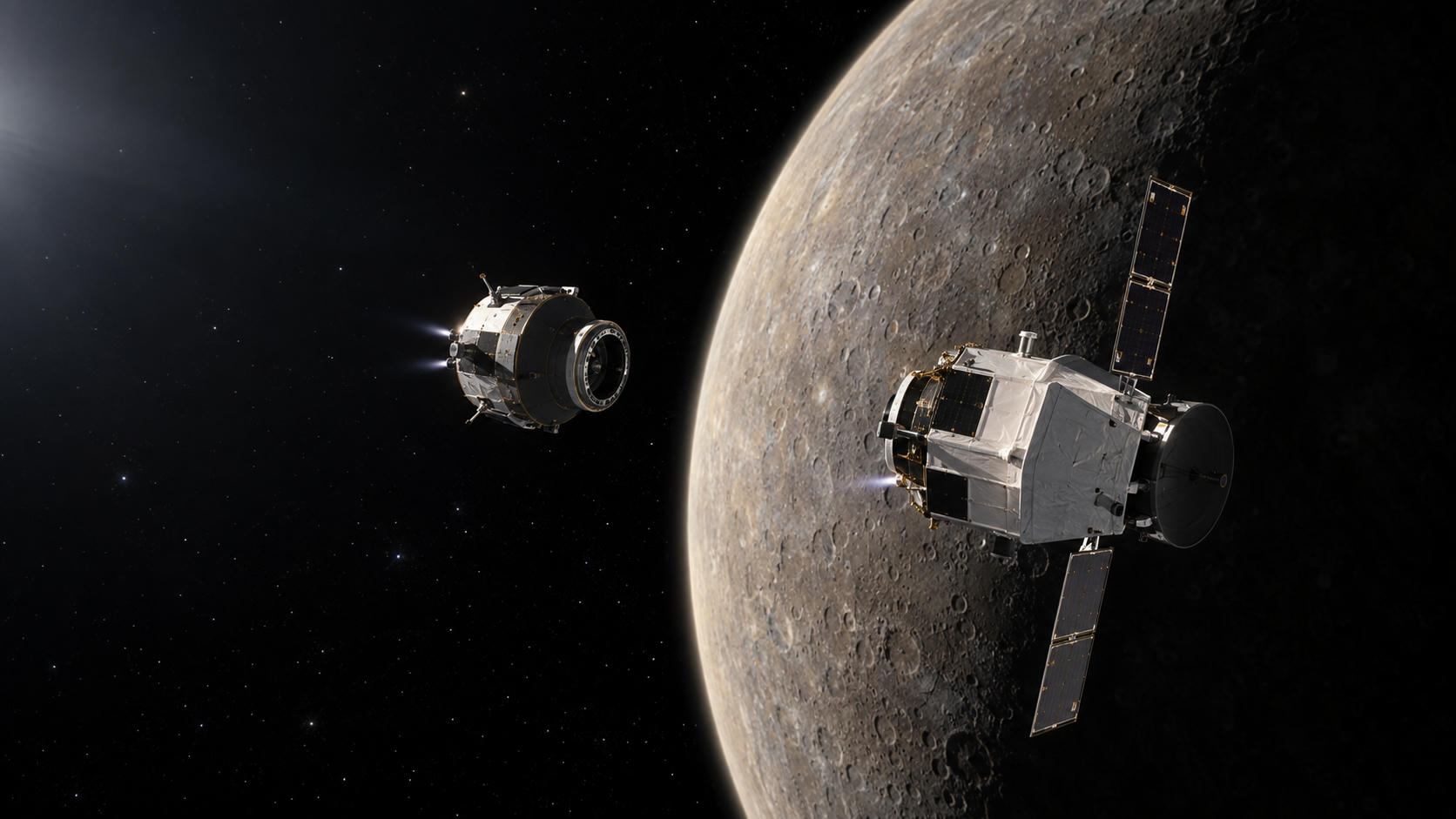 Misi BepiColombo Sukses Pisah, Siap Orbit Merkurius 2027