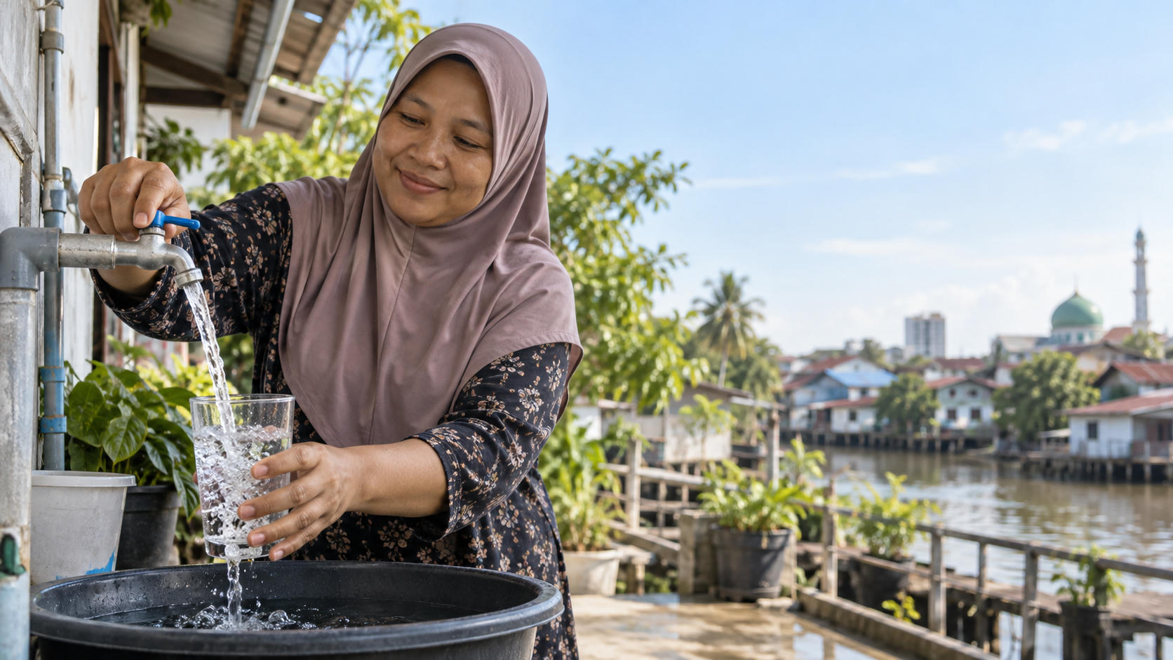 PAM Bandarmasih: Air Kembali Tawar dan Pasokan Normal