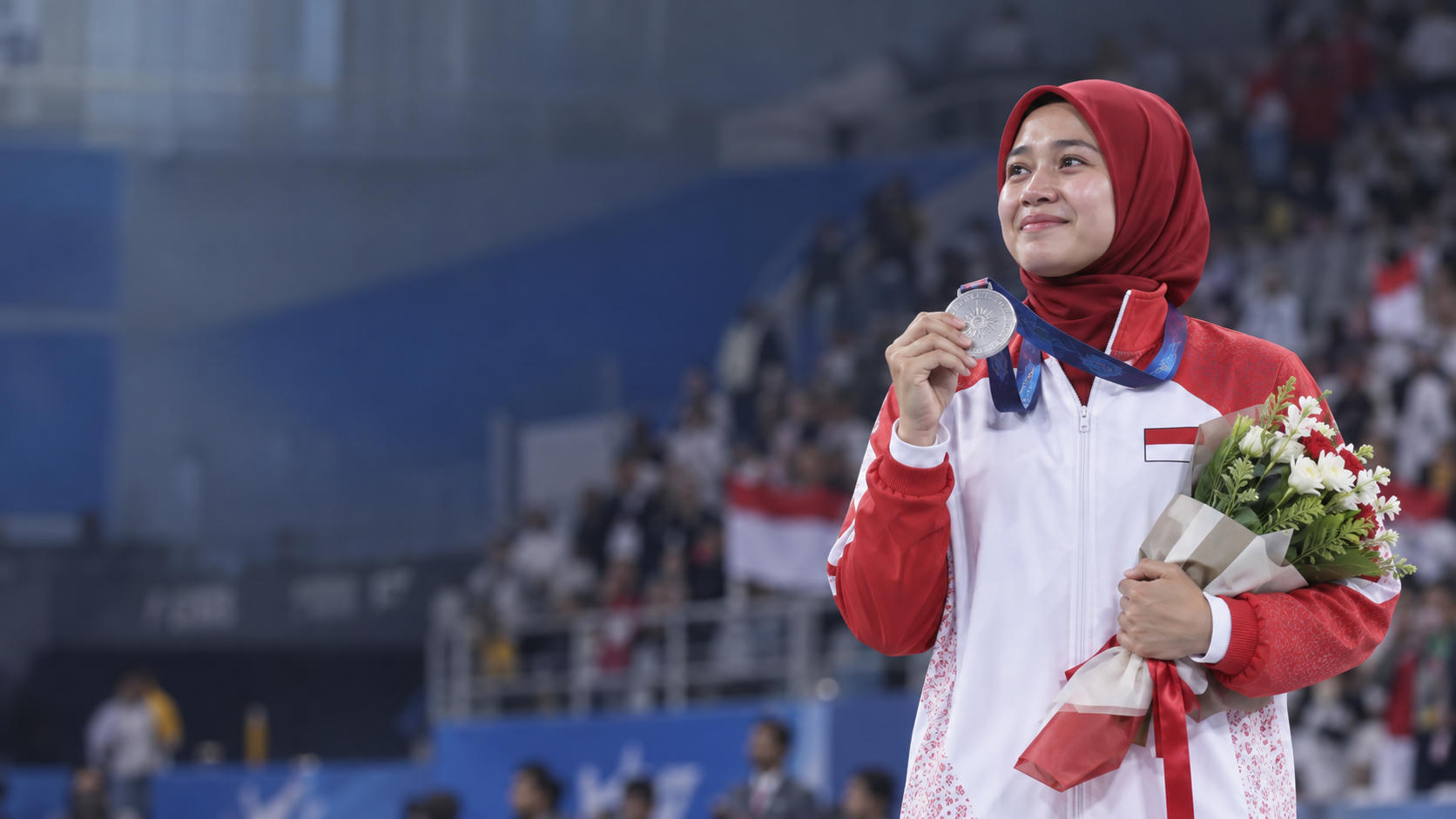 Sumaya Raih Medali Perak Pertama di Asian Games 2026