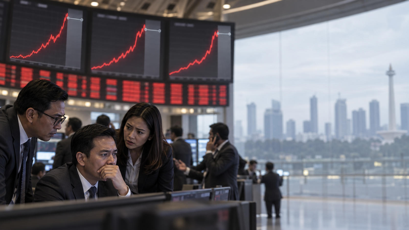 Tiga Saham Meroket Berujung Suspensi BEI