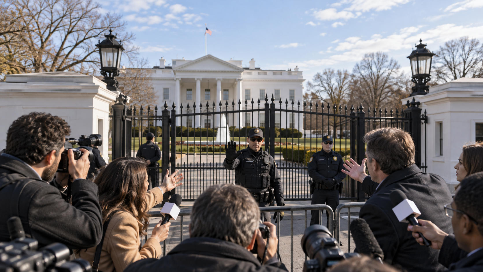 Trump Larang CNN, MS NOW, Politico Masuk Gedung Putih