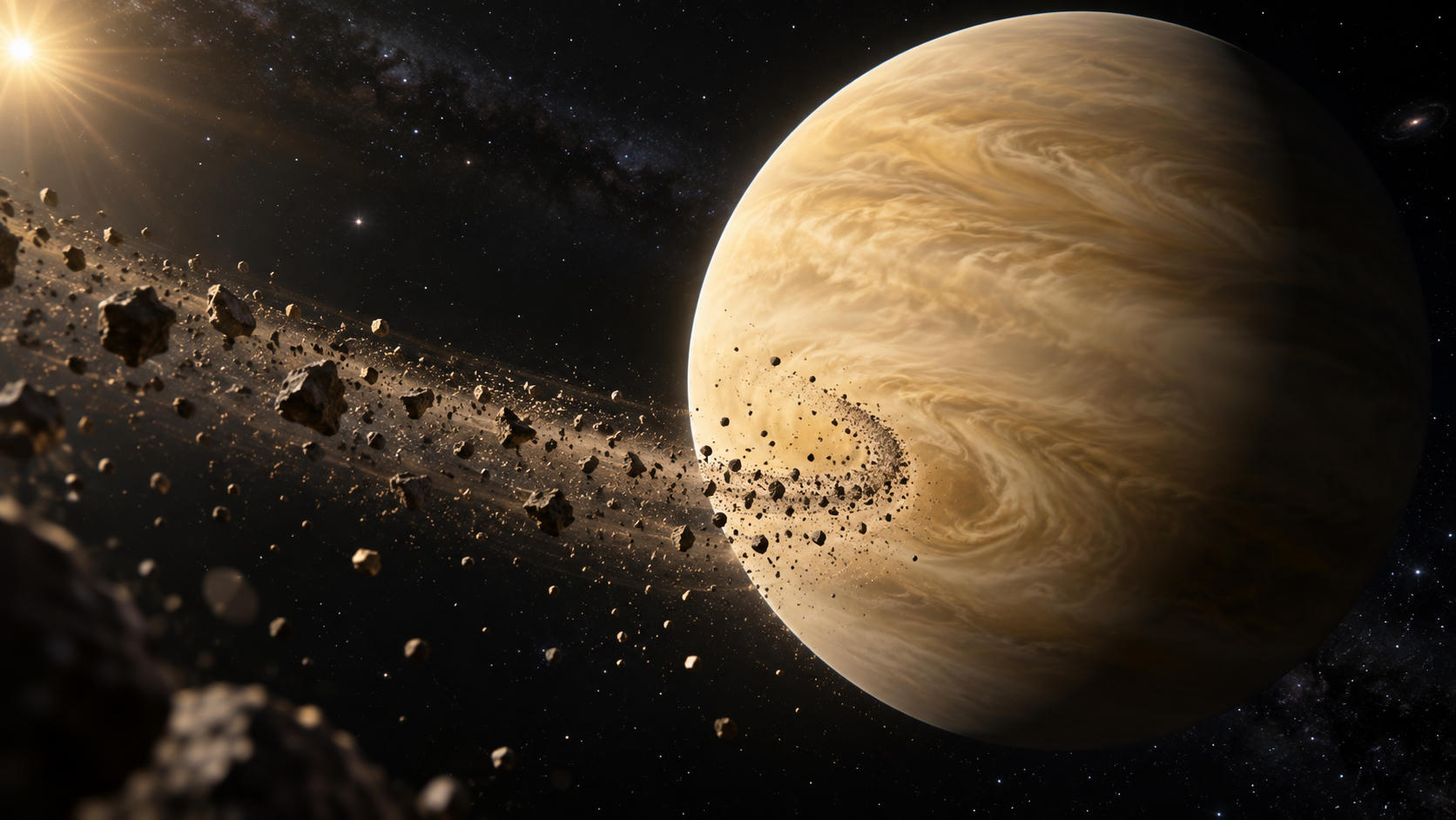 Venus Menelan Satelit Alami Akibat Rotasi Retrograd