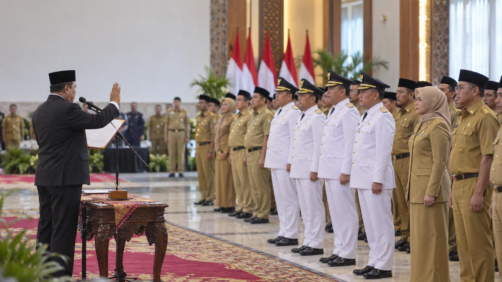 57 Pejabat Pekanbaru Dilantik, Ini Cakupan Jabatannya