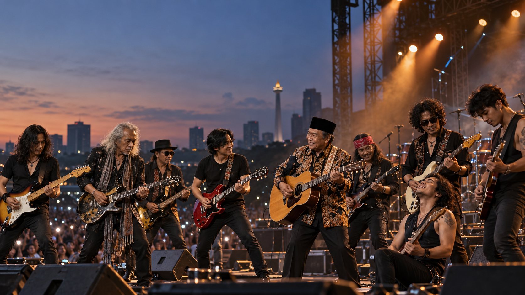 9 Gitaris Indonesia di Konser Guns N' Roses Jakarta