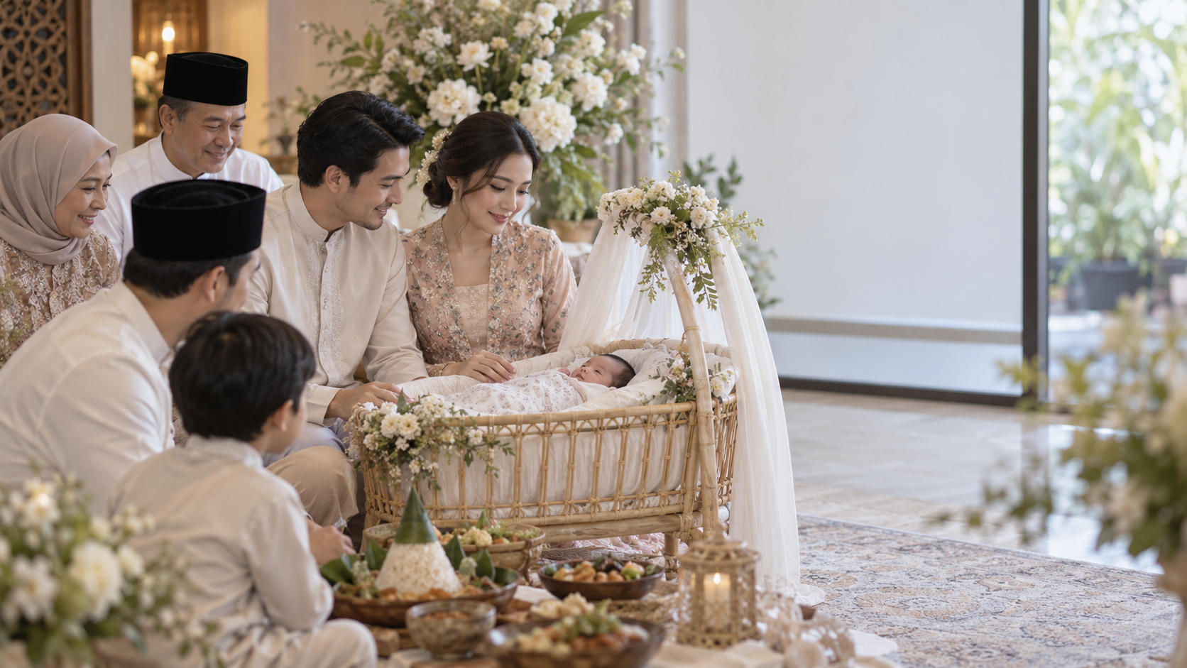 Adhisty Zara Gelar Akikah, Tsaqib Jelaskan Wajah Anak