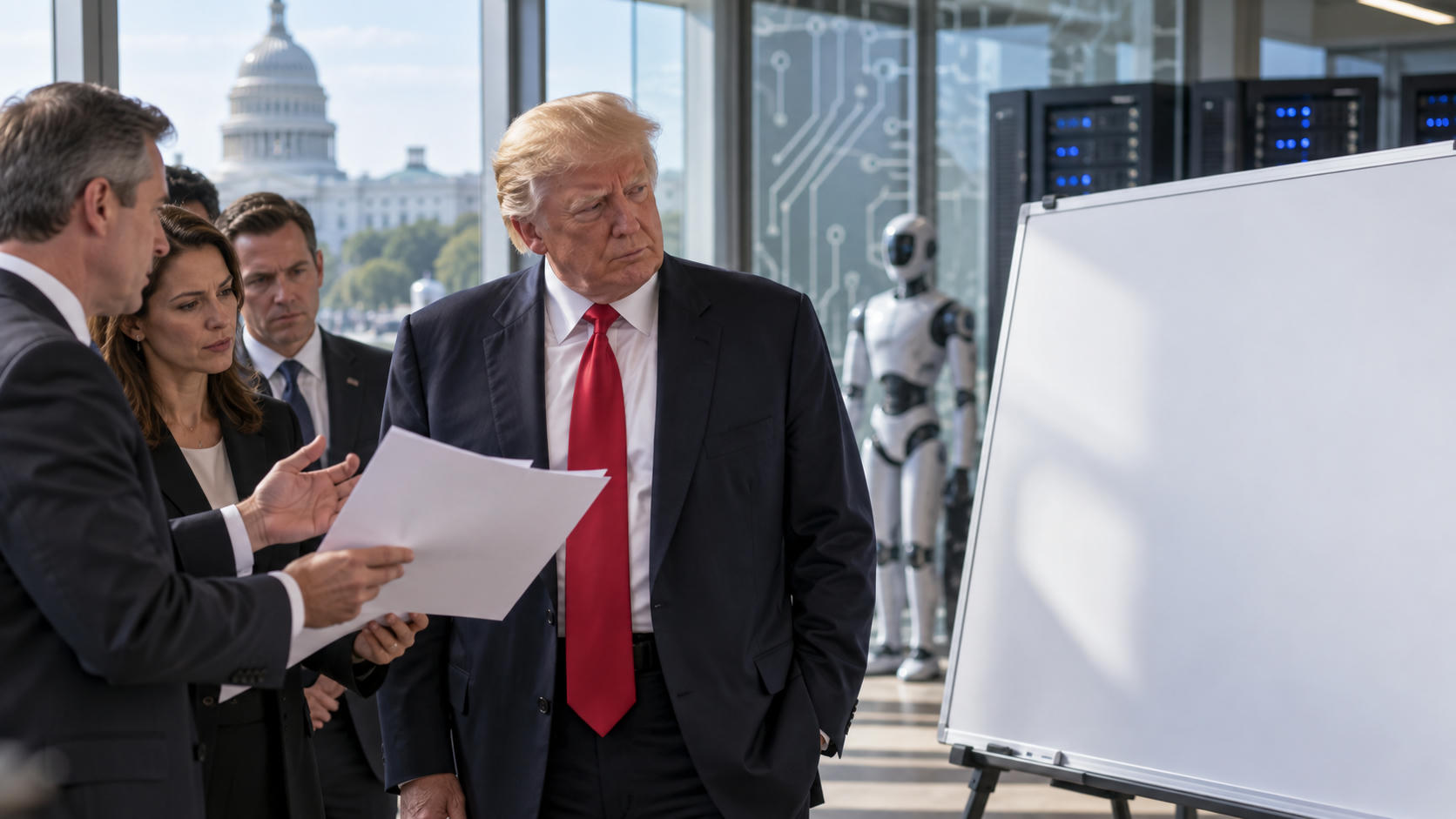 Akankah Trump Mengganti Nama Kecerdasan Buatan?