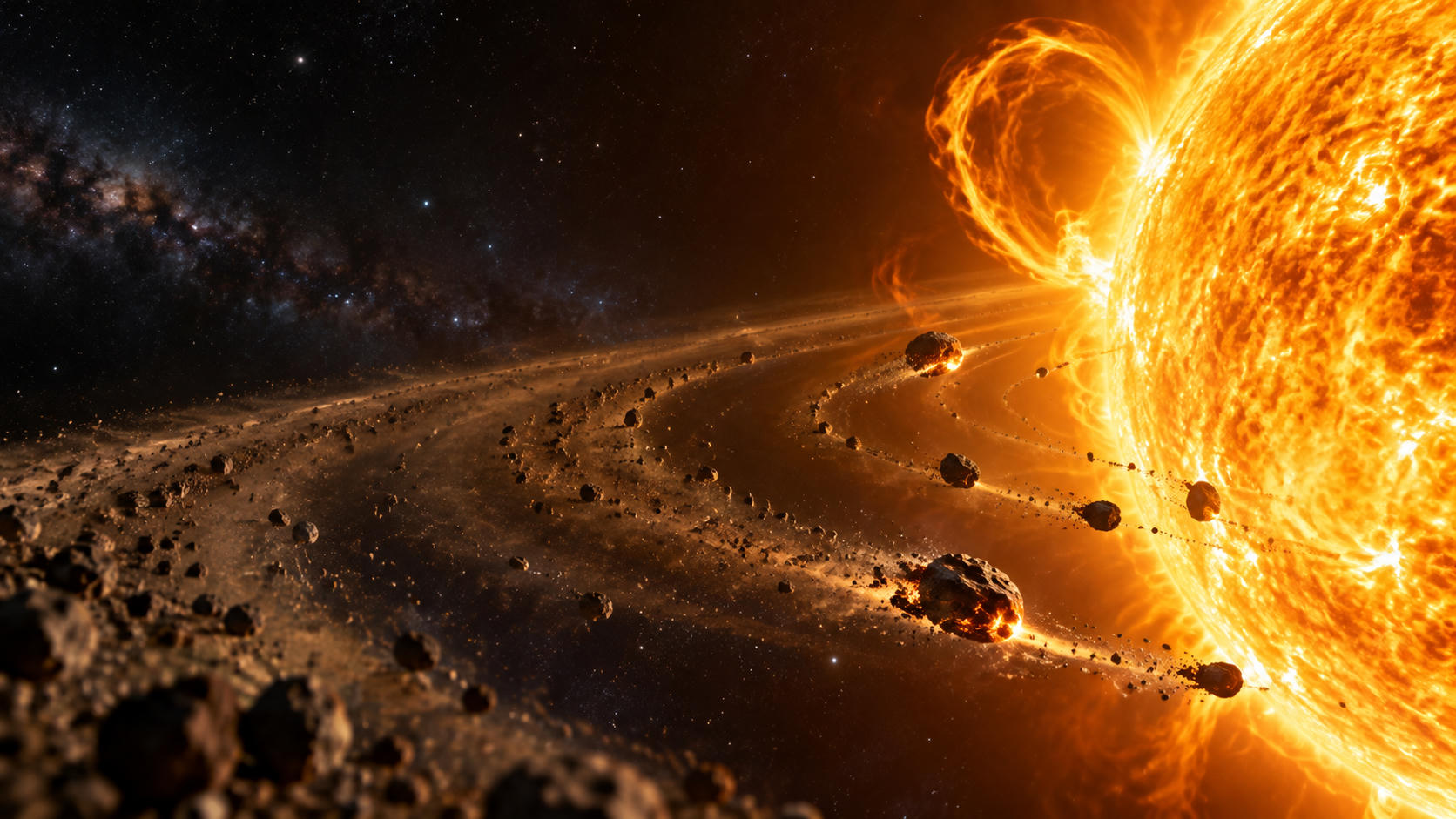 Apakah Matahari Pernah Menelan Planet Kecil?