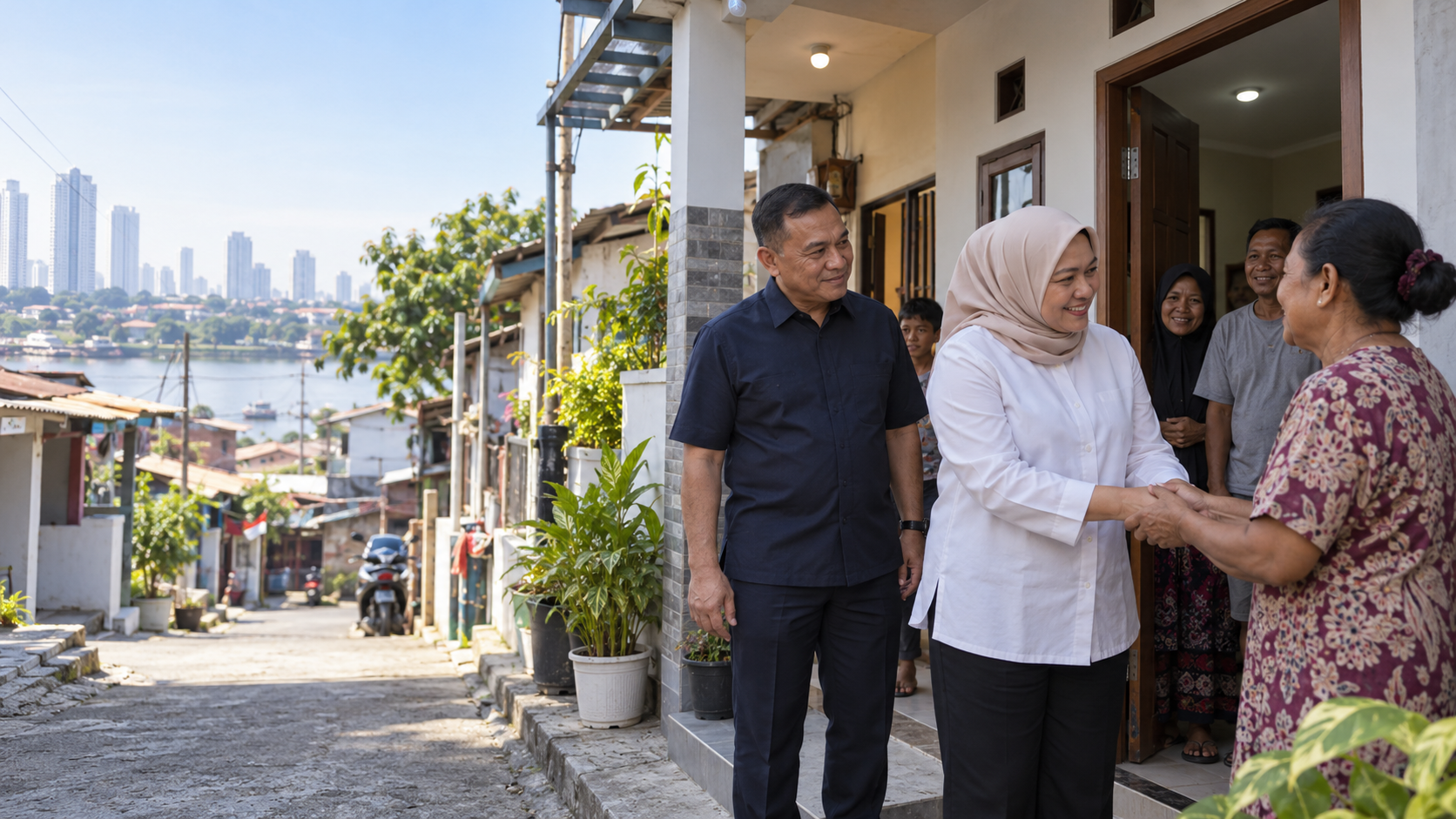 Ara Tinjau Bedah Rumah Kampung Ambon, Apresiasi Kapolri