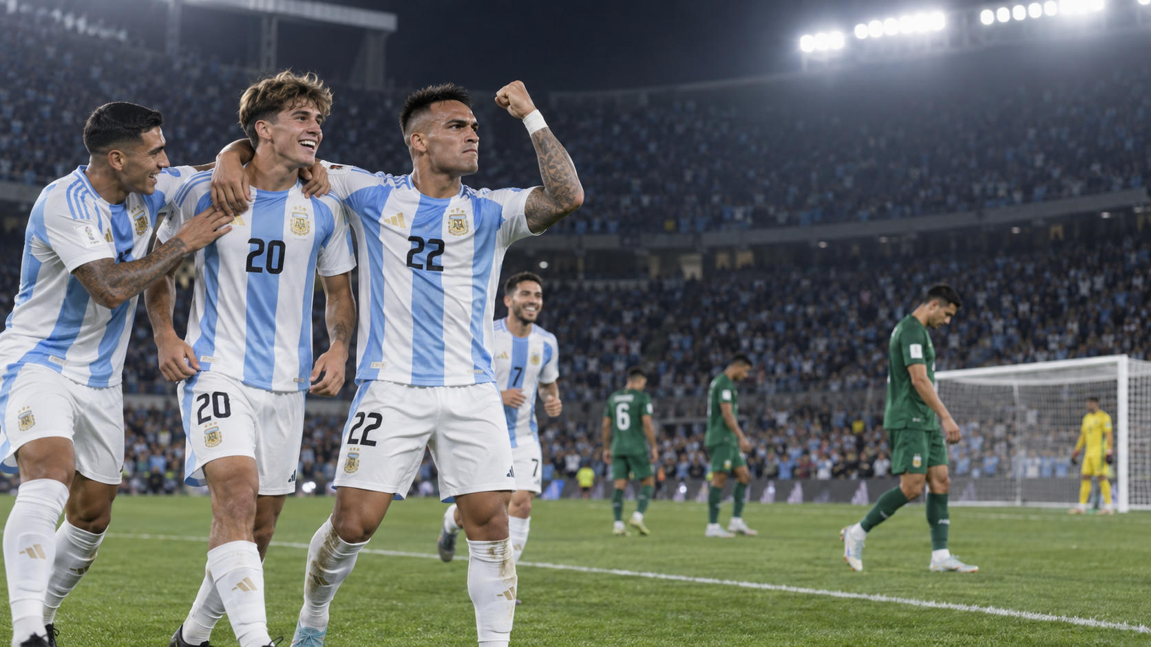 Argentina Tanpa Messi Menang 4-0 atas Bolivia
