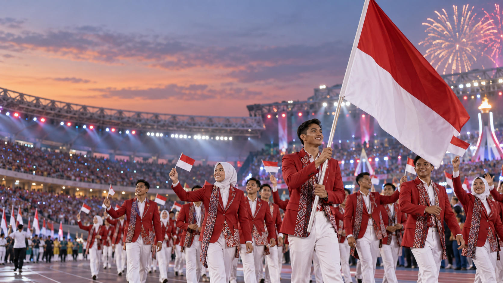 Asian Games 2026: Parade Kontingen Indonesia