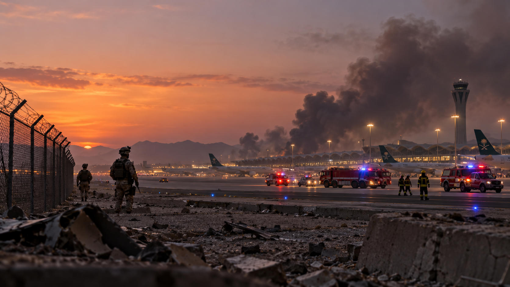 Bandara Arab Saudi Disebut Jadi Sasaran, Korban Belum Jelas
