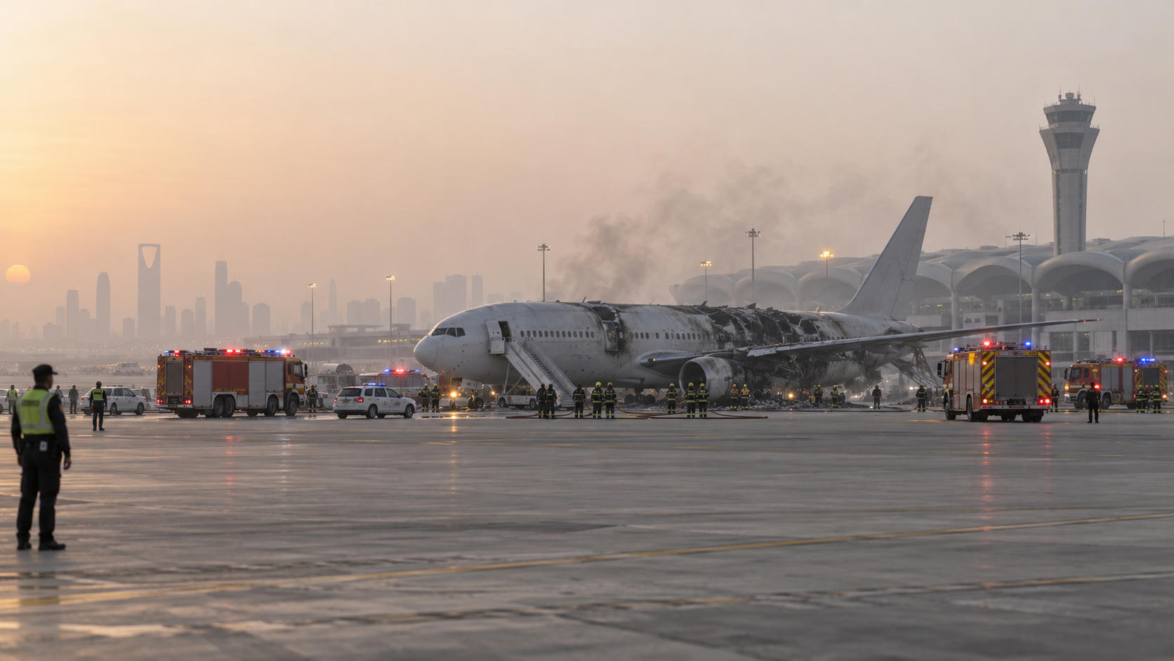 Bandara Riyadh Dilaporkan Diserang, Pesawat Saudia Rusak