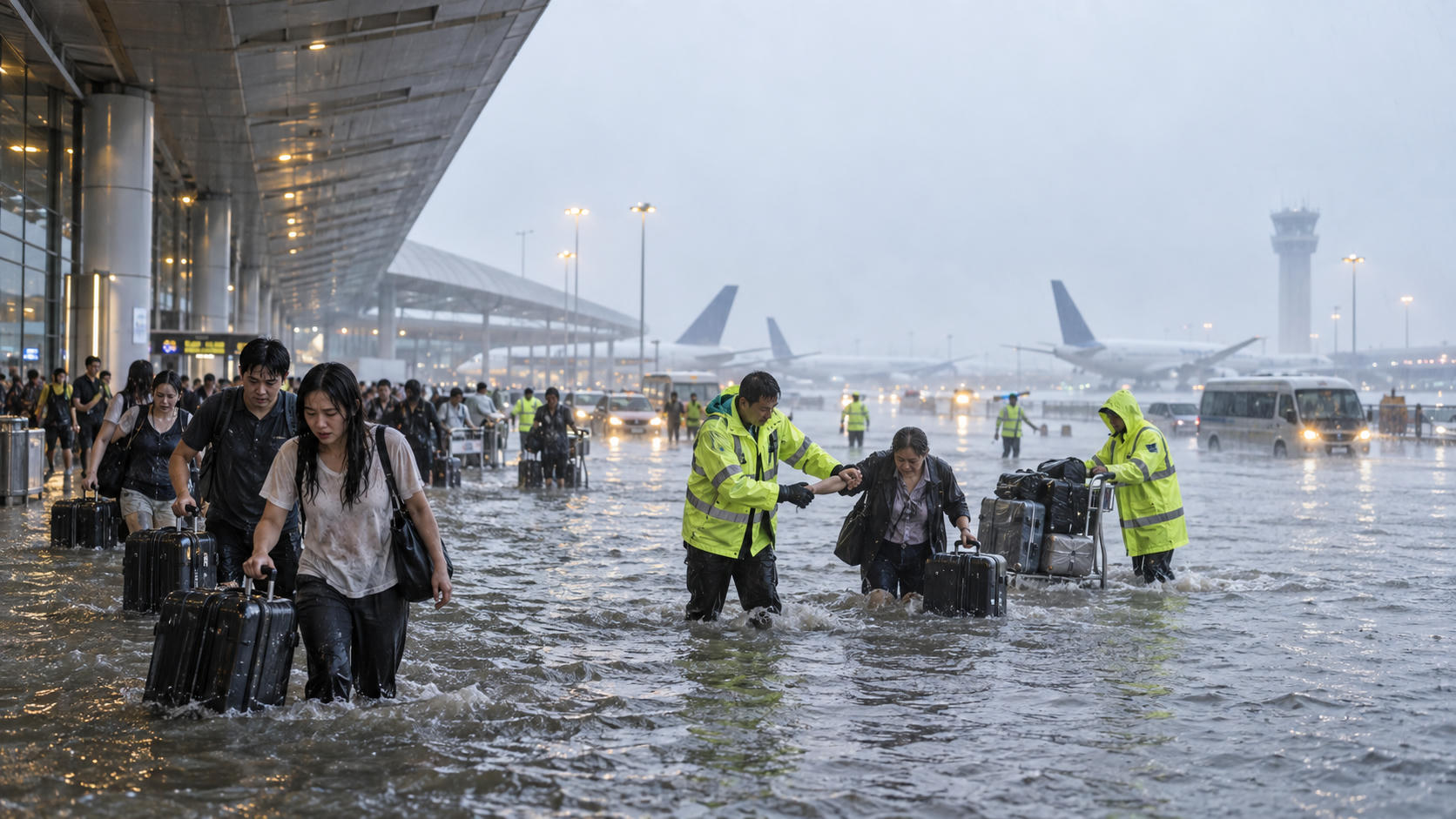 Banjir Ganggu Bandara Bangkok, Thai Airways Dikritik