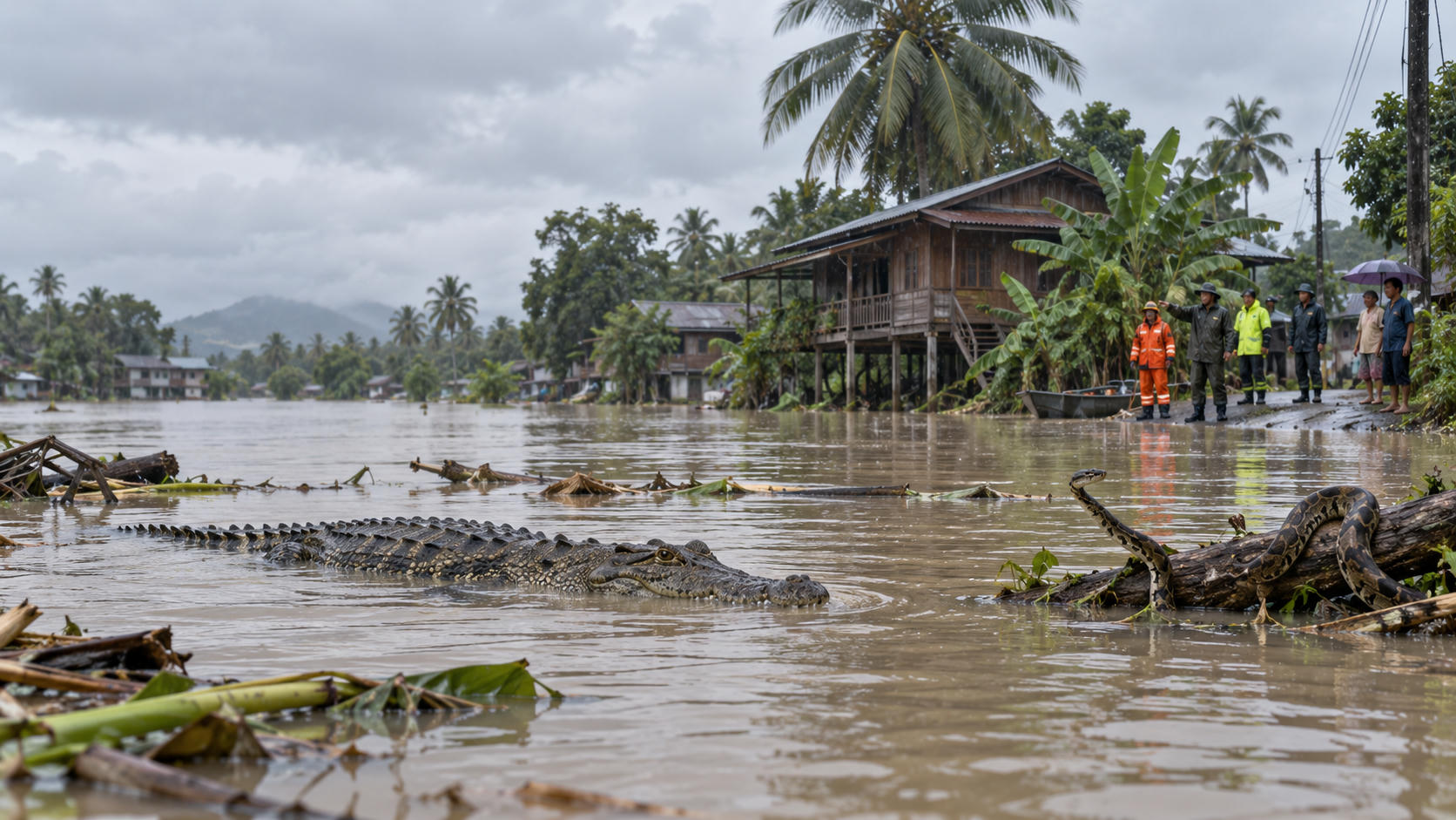 Banjir Thailand: Panduan Aman Menghadapi Ular dan Buaya