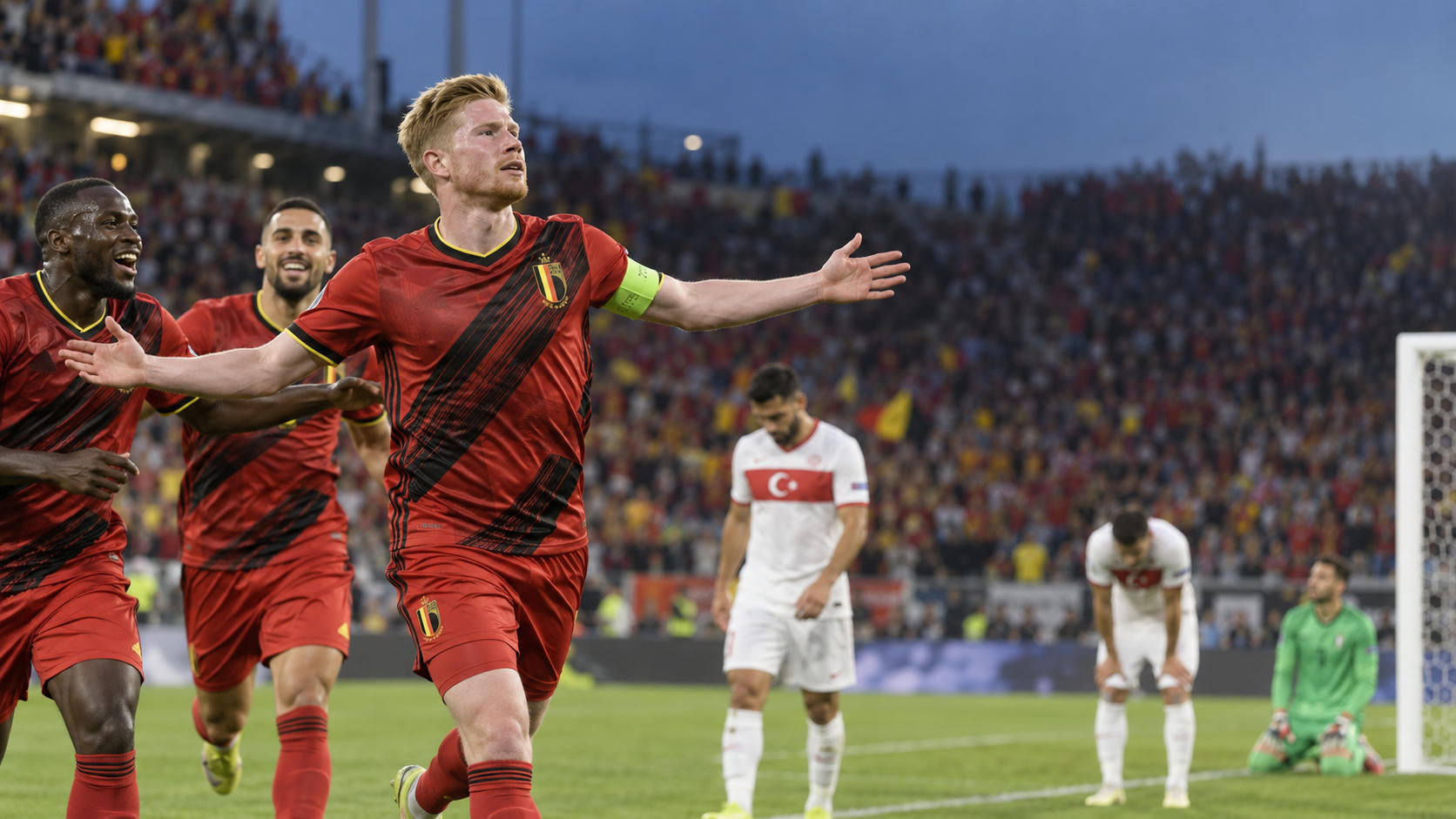 Belgia Vs Turki 3-0: Brace De Bruyne Jadi Sorotan