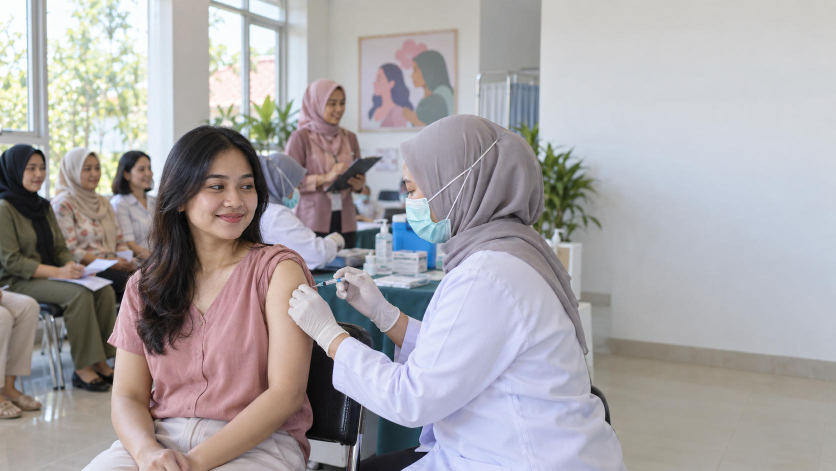 Bio Farma dan DWP Perluas Vaksinasi HPV