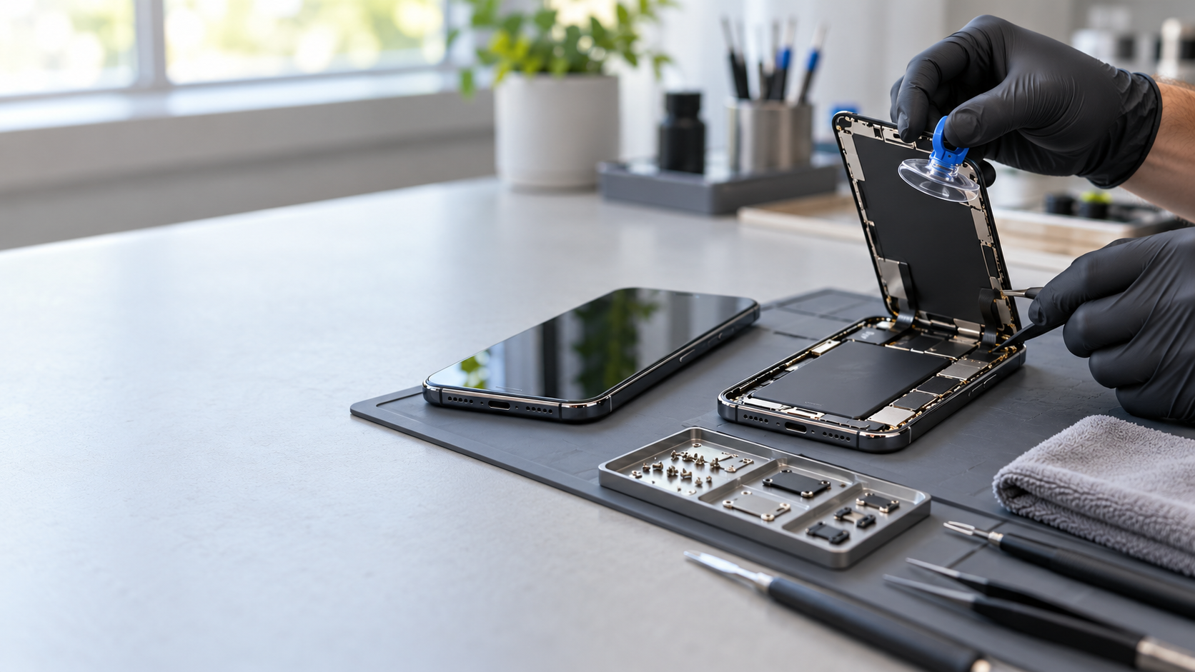 Cara Aman Mengganti Layar Dalam iPhone Duo