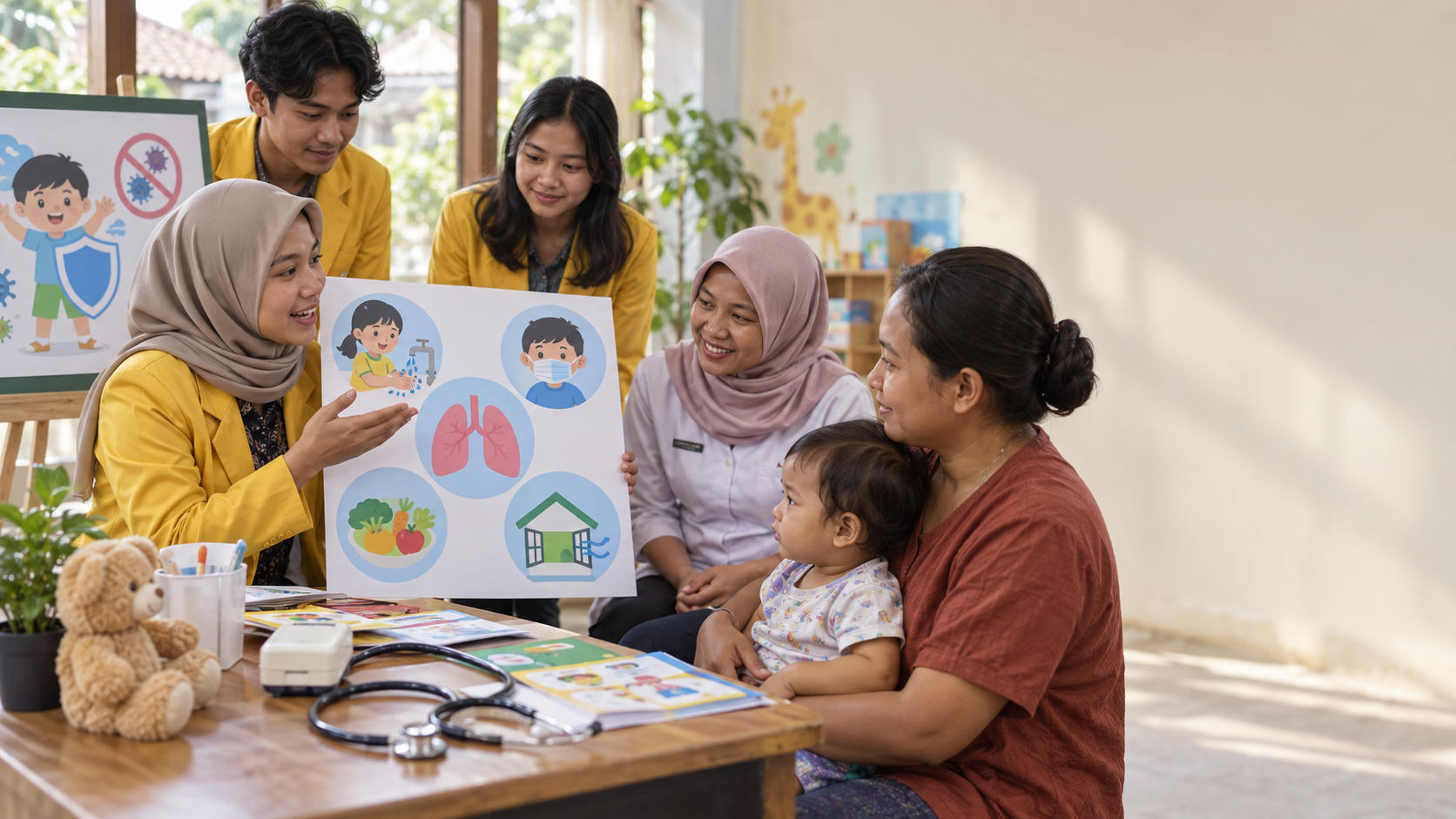 Cegah Pneumonia Anak dengan Edukasi Infografis UNNES