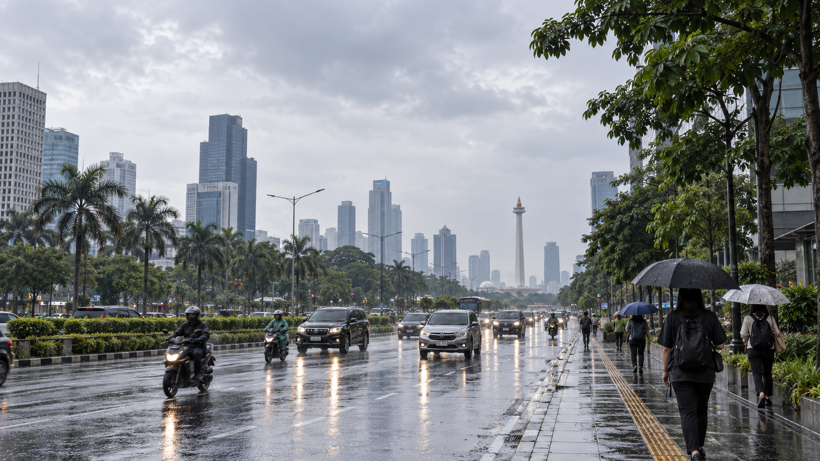 Cuaca Jakarta 11 Oktober 2026: Potensi Hujan Ringan