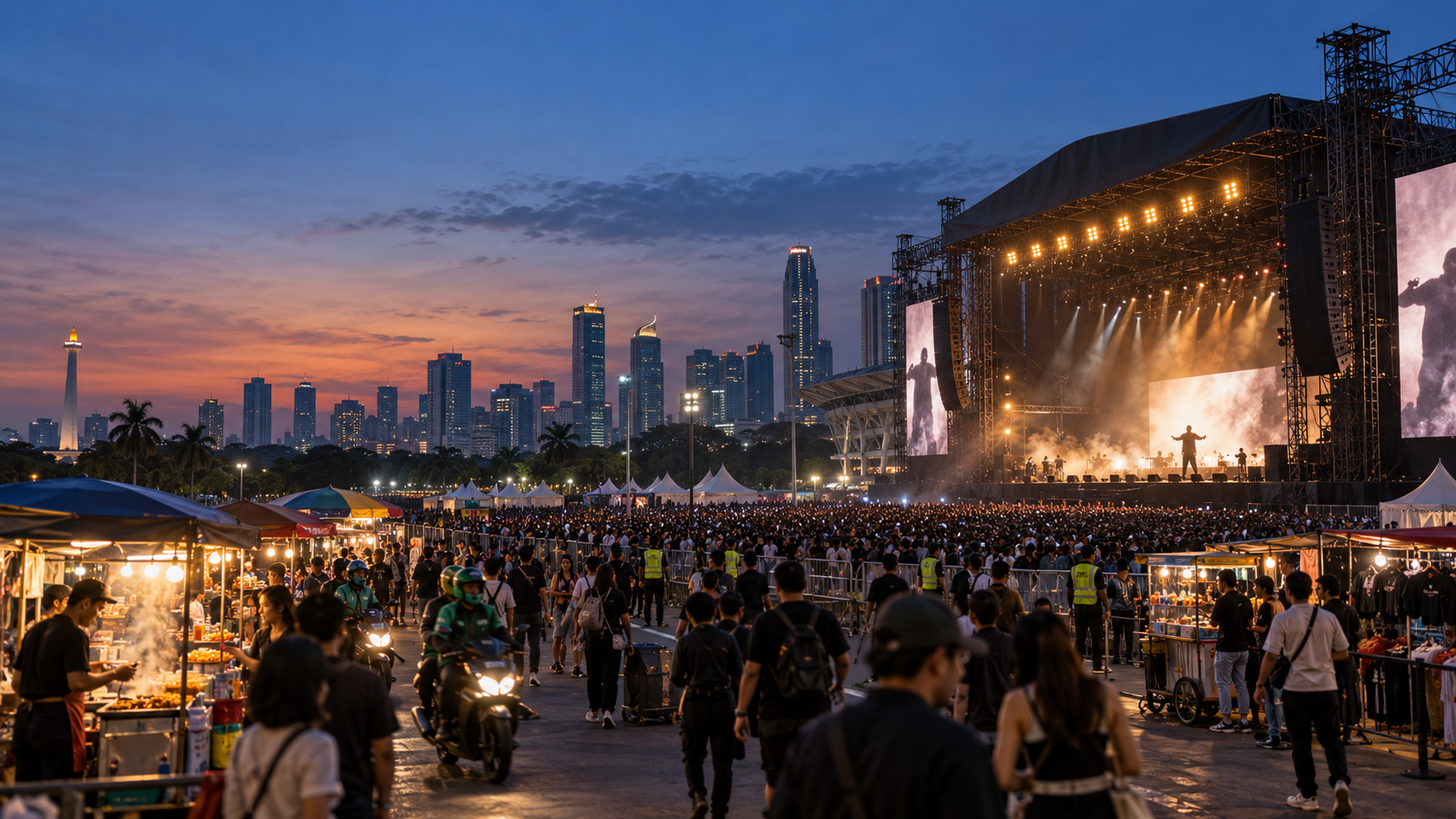 Dampak Ekonomi Konser Ye dan Festival Jakarta