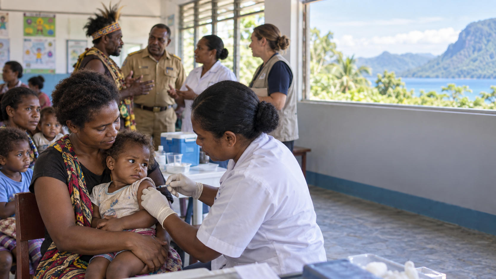 Dinkes Papua dan UNICEF Perkuat Imunisasi Anak