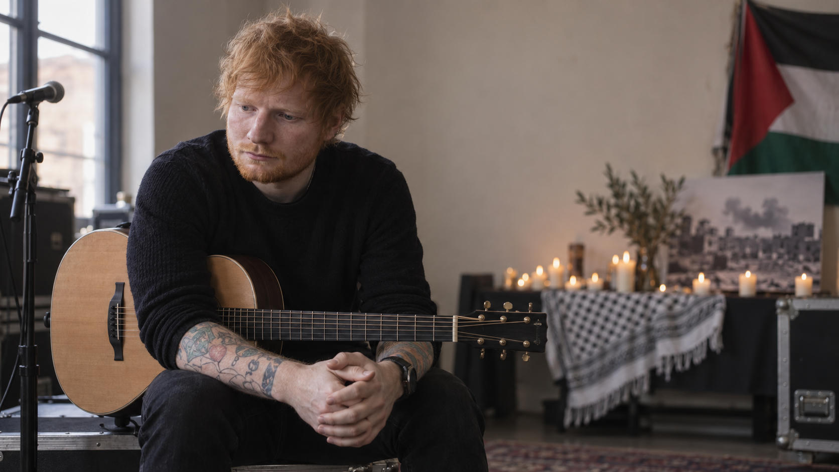 Ed Sheeran Bicara Gaza? Klaim Kutipan Belum Terverifikasi