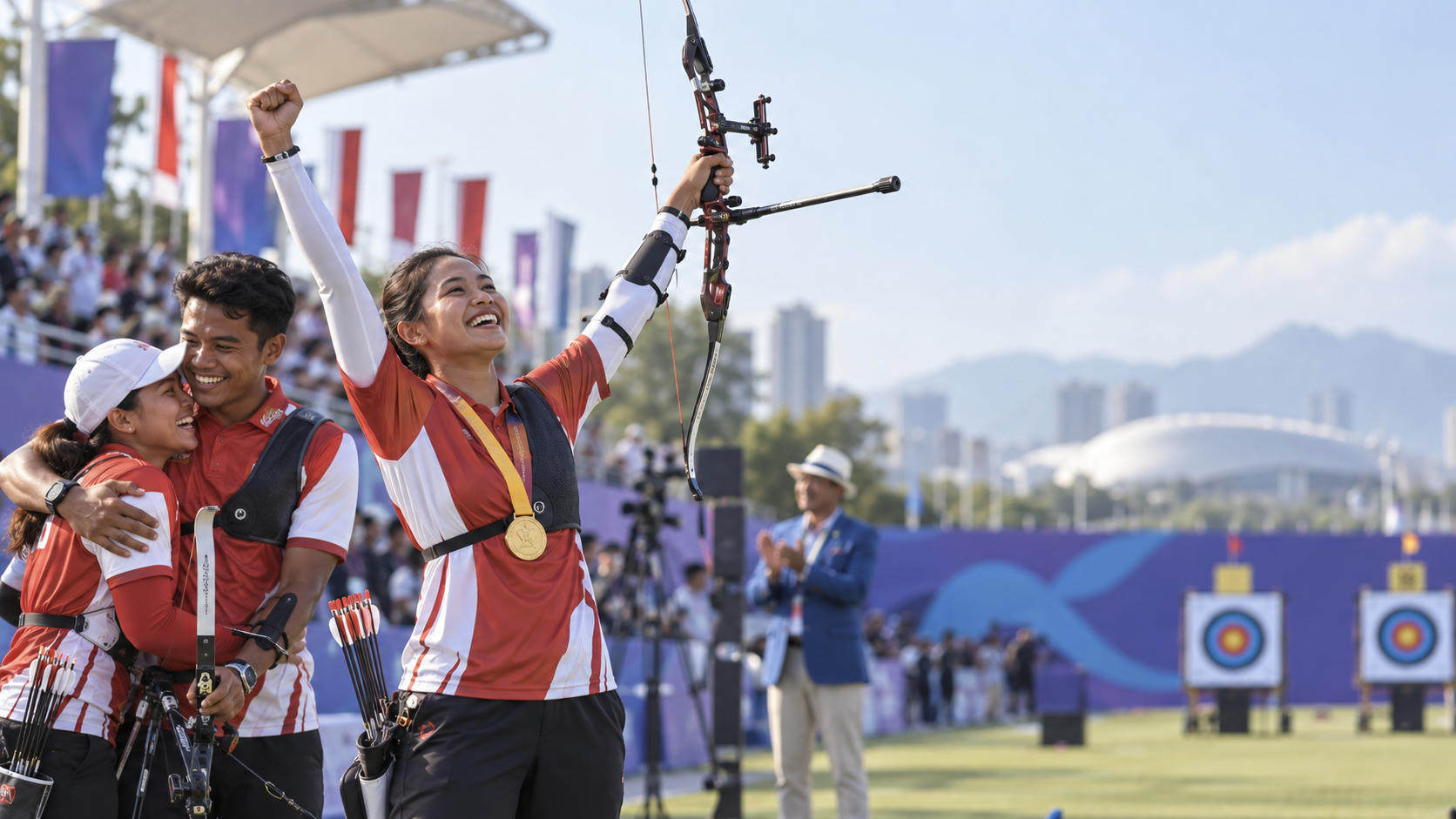 Emas Panahan Lampaui Target Indonesia di Asian Games 2026