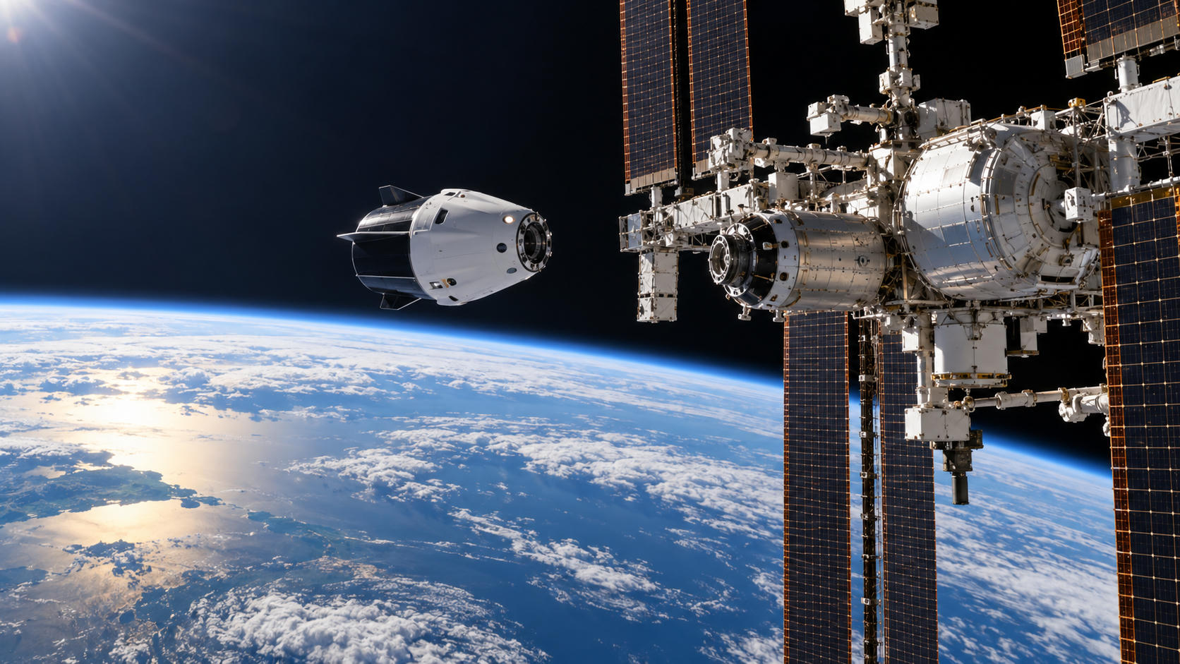 Empat Astronaut AS Dilaporkan Terbang 8 Jam ke ISS