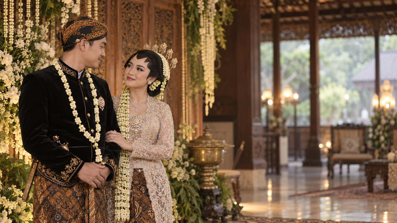 Gaya Pernikahan Dikta dan Rachel Cia Bernuansa Jawa