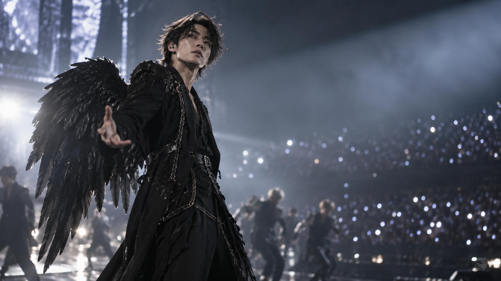 Gaya Terbaru Jerry Yan di Konser Reuni F3