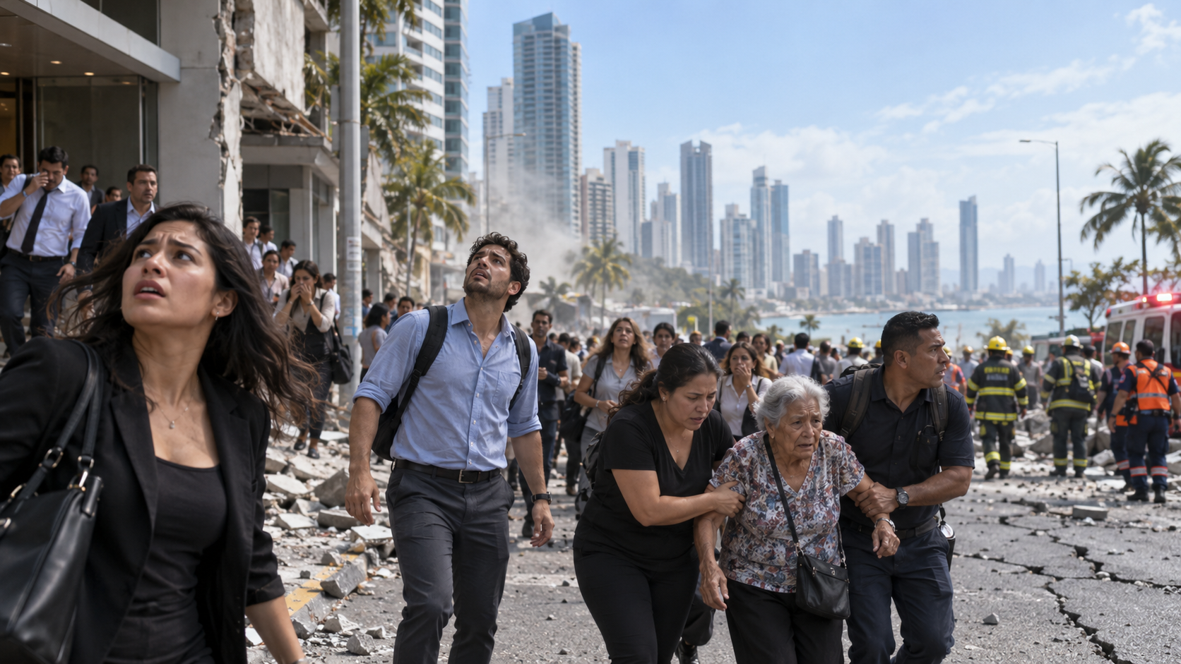 Gempa M 7,6 Guncang Panama, Warga Berhamburan