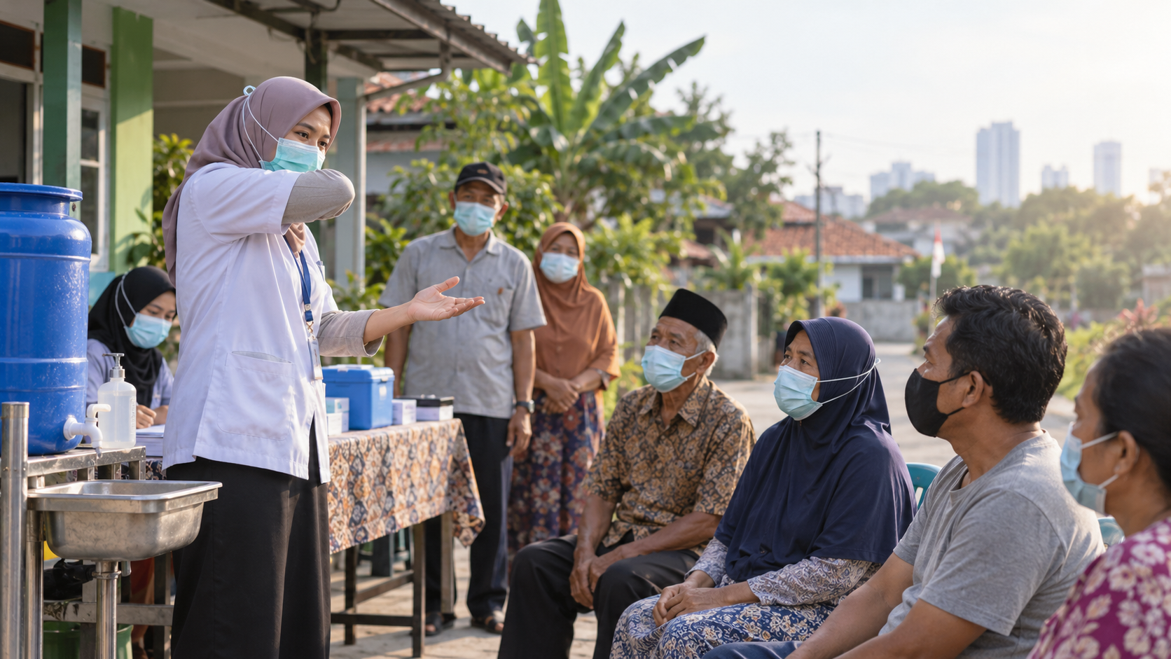 GERMAS Kecamatan Tangerang Cegah Influenza dan TBC