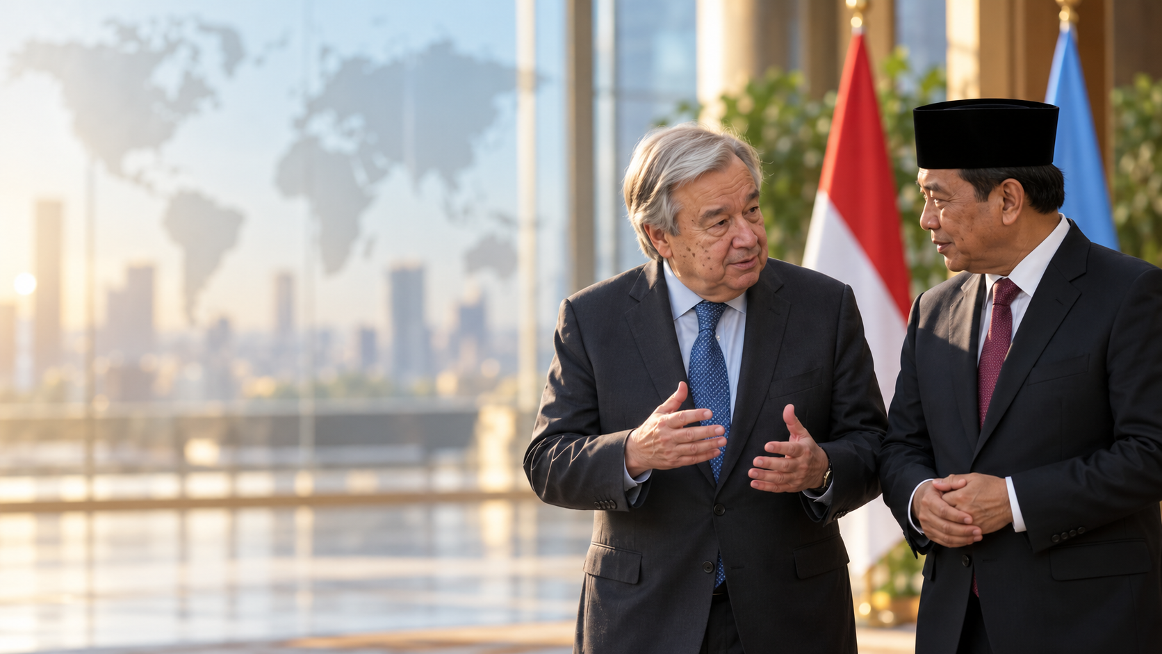 Guterres Puji Indonesia dan Desak Reformasi Keuangan Global