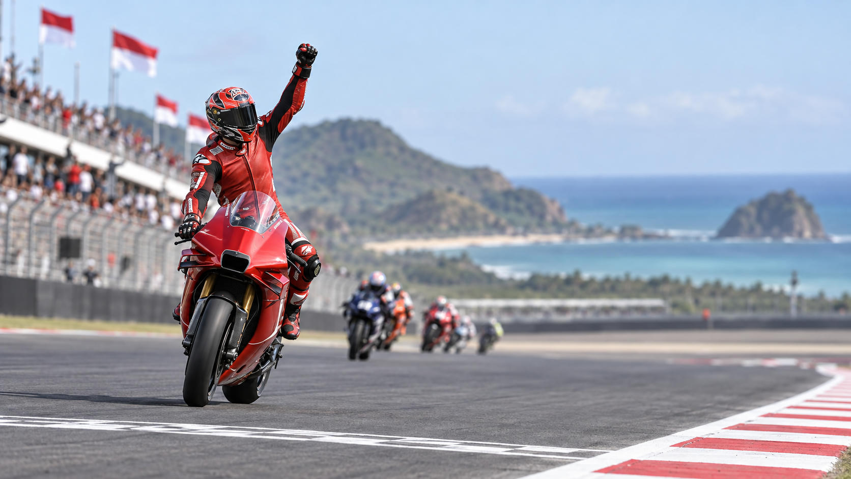 Hasil Sprint MotoGP Indonesia 2026: Márquez Menang