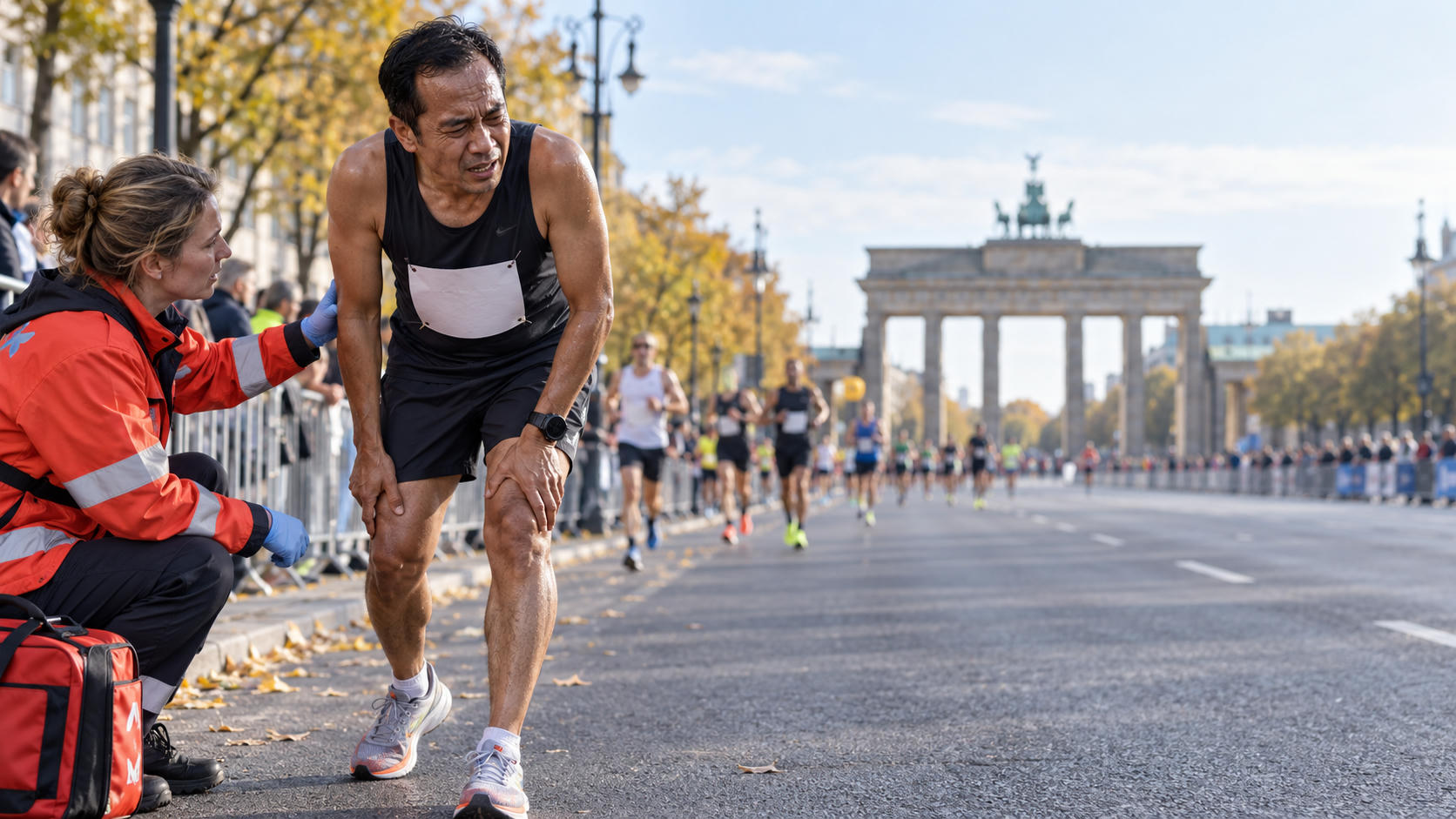 Hedi Yunus DNF di KM 30 Berlin Marathon