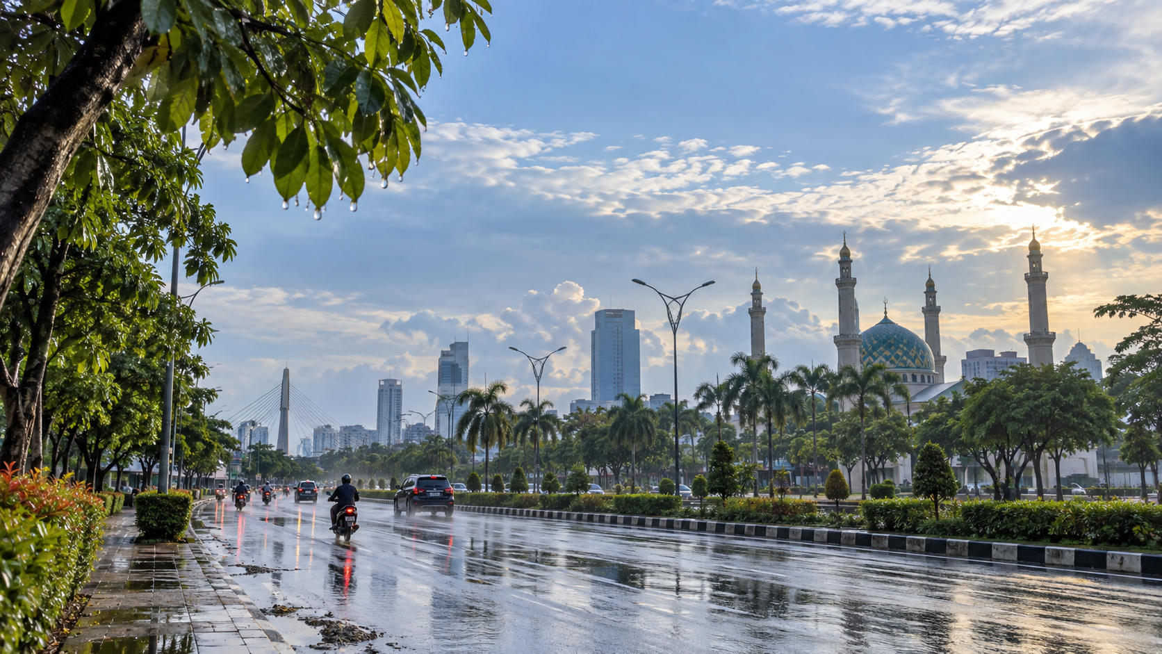 Hujan Semalaman, Kualitas Udara Pekanbaru Membaik