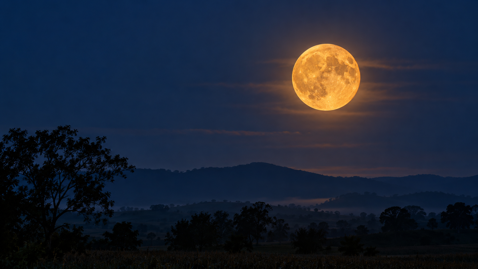 Hunter’s Moon Oktober: Pesona Rona Keemasan di Langit