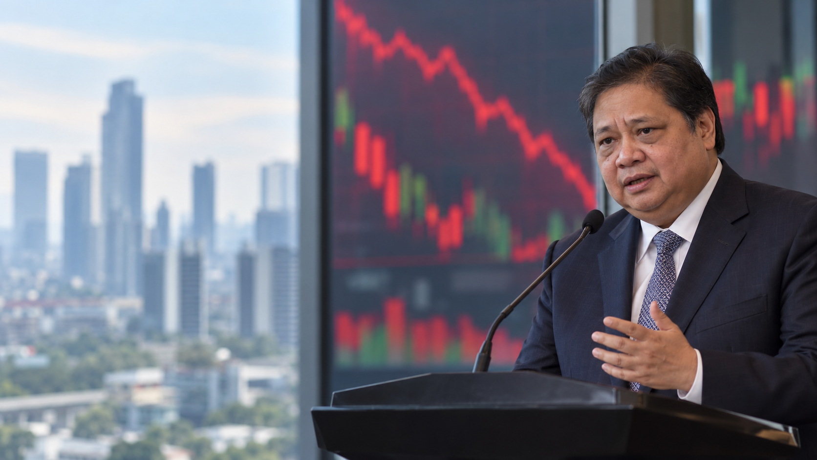 IHSG Terendah Sejak Pandemi, Ini Penjelasan Airlangga